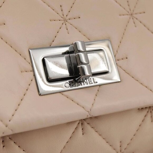 CHANEL Matelasse Chain Shoulder Bag Grained Calf Skin Pink CC Auth - Picture 8 of 15